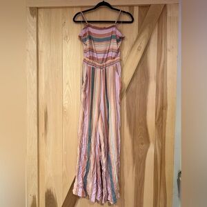 American Eagle Outfitters Multicolor Striped Jumpsuit